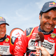 Car winners Al-Attiyah (driver, right) and Baumel (co-driver, left)